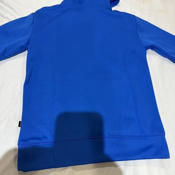 Puma Youth Hoodie  Moisture Wicking Blue Size M 10/12 New With Tags - Picture 8 of 9
